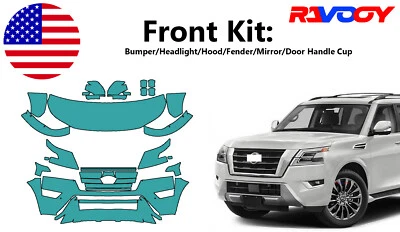Kit precortado de película de protección de pintura delantera PPF para Nissan Armada 2021-2024  Foto 1 de 4