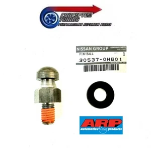 GENUINO NISSAN Embrague Pivote Pin Bola y Arandela ARP - Para R32 GTST Skyline RB20DET - Imagen 1 de 3