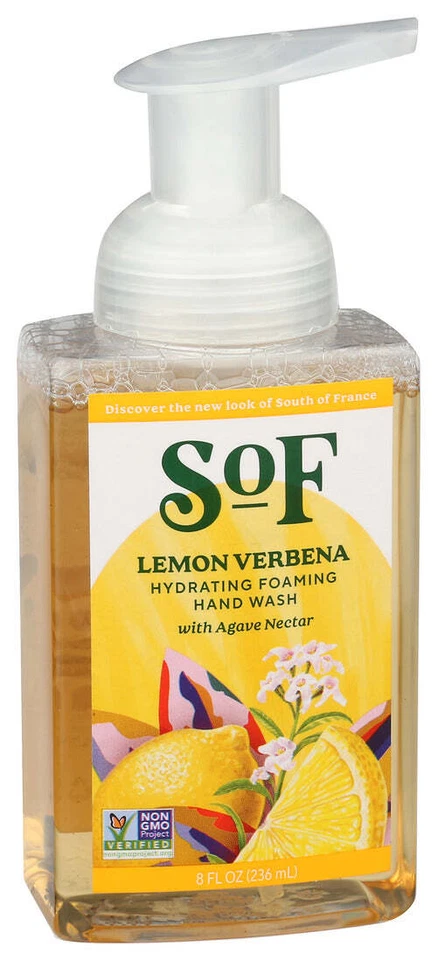 South Of France  Hand Soap Foaming Lemon Verbena  1 Each  8 Oz - Image 1 of 1