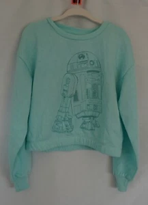 Disney 100 Girls R2D2 Soft Pullover Light Blue XS 4/5 NWT - Picture 1 of 3