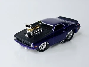 Muscle Machines - 1970 Plymouth Cuda Purple/Black - 1:64 Diecast - No Box - Picture 1 of 8
