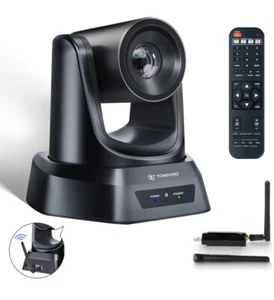 Tongveo Wireless Conference Room Webcam, Church Live Streaming 20X USB 1080P PTZ - Bild 1 von 23
