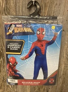 Marvel Spiderman Overall Kostüm Größe Small 4-7 Maske Spider Man - Bild 1 von 5