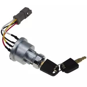 Ignition Switch 142-8858 w/2Keys for Caterpillar Loader 906 257B 267B 268B 420D - Picture 1 of 6