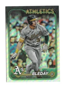 2024 Topps Series 1 JJ BLEDAY Rainbow Foil -OAKLAND ATHLETICS- #147 - Picture 1 of 1