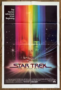 *Robert Wise's Star Trek: The Motion Picture (1979) arte de una hoja de Bob Peak en muy buen estado - Imagen 1 de 3