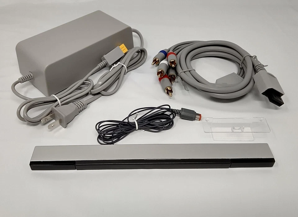 AC Power Adapter + Component Cable + Sensor Bar Set For Nintendo Wii U - Image 1 of 1