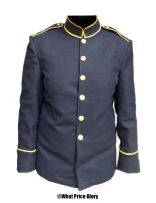 US Army M1902 Dress Blue Cavalry Tunic Coat Size 52 - Image 1 of 4