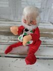 Vintage Annlee Santa 1987 red small