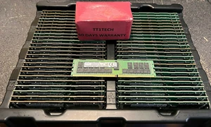 Samsung 64Gb(2x32GB) PC4-2666V-R 2Rx4 DDR4 ECC REG RDIMM Memory - Picture 1 of 2