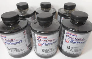 (Lot of 6) Accurate CHARISMA ACC003645-14 Colorant KX/W 1D103645 Lamp Black 1 QT - Picture 1 of 7