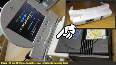 PC Engine Play Station AV multi RGB CVBS salida adaptador impreso en 3D PSone LCD ¡OK! Foto 1 de 4
