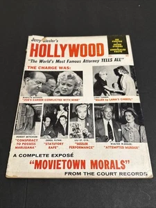 1962 Jerry Giesler’s Hollywood Magazine By George Miller Marilyn Monroe Cover - Picture 1 of 10