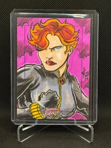 Marvel: Dangerous Divas Series 2 SketchaFEX Sketch Card Elvin Hernandez 1/1 - Picture 1 of 2