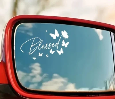 Bendito Dios Religioso Jesús Coche Espejo Retrovisor Adhesivo Calcomanía Envío Gratis  Foto 1 de 2