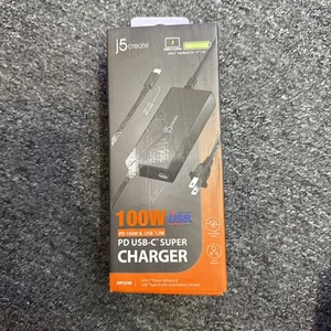 New j5create 100W PD USB-C Super Charger Power Adapter JUP2290 - Picture 1 of 4