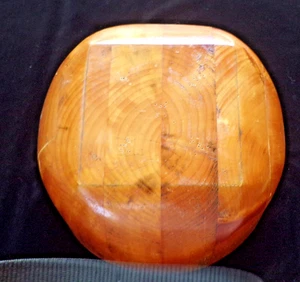 MASSIVHOLZ SHAKER STIL RUND MIT QUADRATISCHER OBERSEITE KORBFORM - Bild 1 von 13