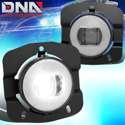 For 2011-2022 Kenworth T680 LED Projector Front Bumper Fog Lights Lamps Chrome - Image 1 of 4