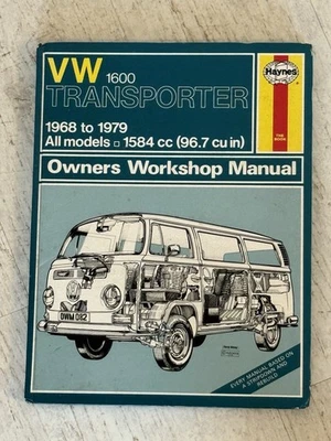 Haynes Manual 082 - VW Transporter 1600, 1968 to 1979, all models - Image 1 of 4