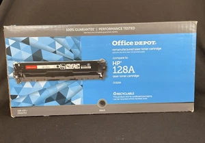 New Office Depot Black Toner Cartridge Replaces HP 128A - Picture 1 of 4