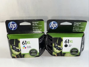 Original HP 61XL SCHWARZ und Tri Color Tintenpatronen EXP Juni 2022 Neu - Bild 1 von 8