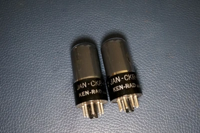 2 - KEN-RAD JAN- CKR 6SN7GT VT-231 TUBOS DE AUDIO / Par Kenrad Foto 1 de 4