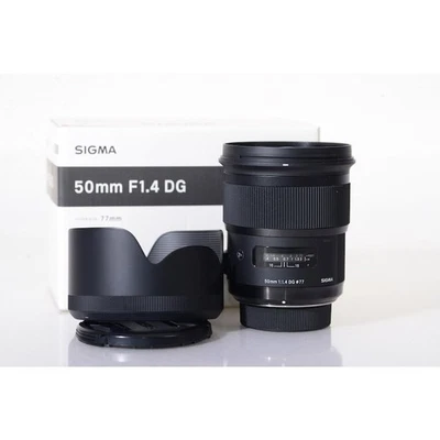 Sigma 014 - Sigma 50mm F/1,4 DG HSM Art Objektiv für Nikon Kameras - 1,4/50 - Bild 1 von 4
