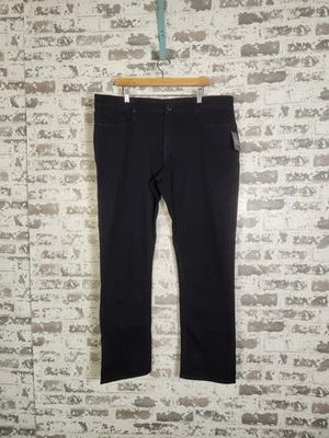 Volcom Vorta Slim Straight Jeans Size 40 X 32 Black Skateboarding Urban Denim - Image 1 of 4