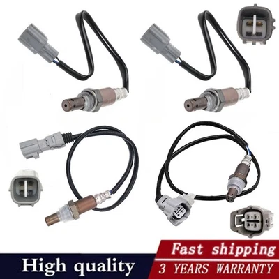 4x sensores de oxígeno ascendentes + descendentes para Lexus RX400H 2006-08 Toyota Highlander 2006-2007 Foto 1 de 4