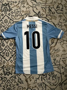 2012 Adidas Argentina Home Soccer Jersey Lionel Messi Men  World Cup - Picture 1 of 4