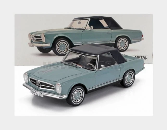 SCHUCO 450060000 MERCEDES BENZ - 280SL PAGODA SPIDER (W113) 1963 - GREY BLACK -