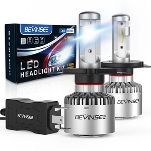 2x H4 LED Headlight Globes 8000LM 60W Bulbs For Mazda 2 2002-2010 MPV 1996-2003 - Picture 1 of 11
