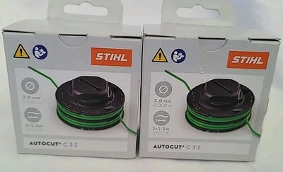 2  X STIHL Trimmer Spool Line AutoCut C3-2 OEM 4009-710-4305 for FSA57 New - Image 1 of 4