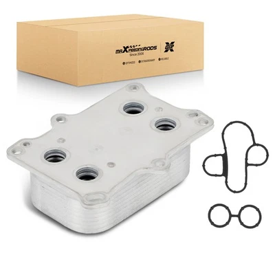 发动机机油冷却器适用于道奇 Dart Fiat 500 1.4L 2012-2016 5521908 55232420 银色 — 第 1/4 张图片