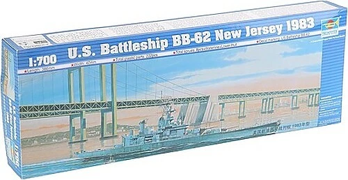 Trumpeter USS New Jersey BB62 Battleship 1983 - Plastic Model Military Ship - Image 1 of 1