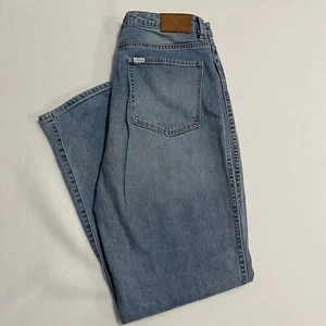 Riders By Lee Hi-Mom Straight Jeans Womens Sz 12 Light Blue Denim - Picture 1 of 7