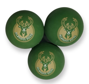 NBA Spalding spaldeen Milwaukee bucks rubber bounce ball 2.5" diameter pack of