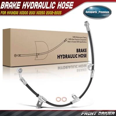 Manguera hidráulica de freno delantero izquierdo para Hyundai XG300 2001 XG350 2002-2005 3,0 L 3,5 L Foto 1 de 4