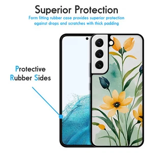 Phone cases for Samsung S25, S24, S23, S22, S21, S20, flower color cute cases - Picture 1 of 7