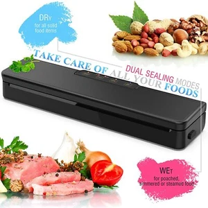 Vacuum Sealer Machine Automatic Food Sealer Air Sealing Food Savers wStarter Kit - Picture 1 of 6