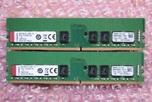 32GB 2 x 16GB Kingston KTH-PL424E/16G DDR4-2400MHz 288-Pin 1.2V ECC Memory RAM