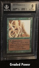 BGS Beta Wall of Brambles  9 QUAD+ Magic Beckett Graded MTG