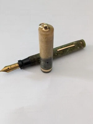 Pluma Estilográfica De Colección WA SHEAFFER Pen Co ~ Punto Blanco ~ Fecha Pat 1912 ~ Oro de por Vida Nuevo en Caja Foto 1 de 4