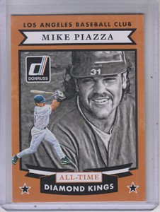 2015 Donruss All Time Diamond Kings #22 Mike Piazza