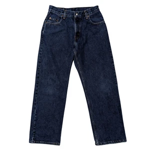 Vintage Y2K Levis 569 Loose Fit Jeans Boys 14 (26x27) Straight Blue Denim Skater - Picture 1 of 11
