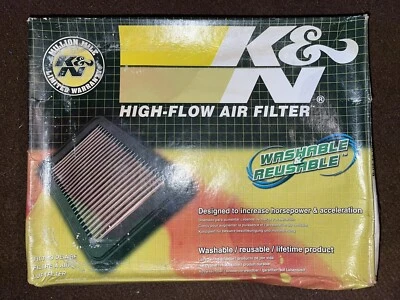K&N High Flow Air Filter 332885 Mini Cooper 2005-2006. Manual Transmission Only Foto 1 de 4