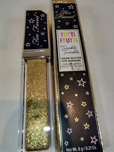 Too Faced Tutti Fruitti Twinkle Twinkle Liquid Glitter Shadow Lemon Zest - Picture 1 of 3