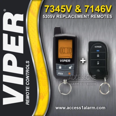 Viper 7345V 2-Way LCD Remote Control And 7146V Companion Remote For 5305V  - Image 1 of 3