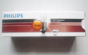 10pcs PHILIPS 13929 24V4W T4W BA9s standard signaling lamp truck bus light bulb - Picture 1 of 3