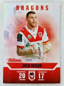 2017 NRL Traders Parallel PS125 - Josh Dugan St George Illawarra Dragons - Picture 1 of 2